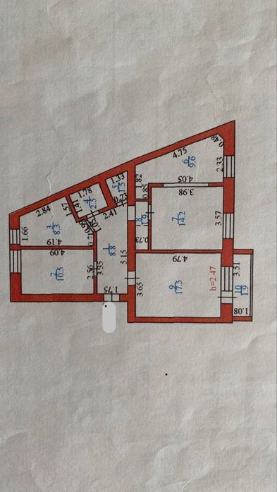4комнатная квартира. Евротрешка