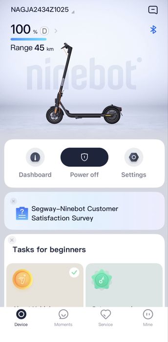Trotineta NINEBOT F2 plus