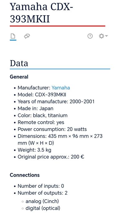 CD плеър  YAMAHA CDX-393 MKII и дистанционно VZ17030