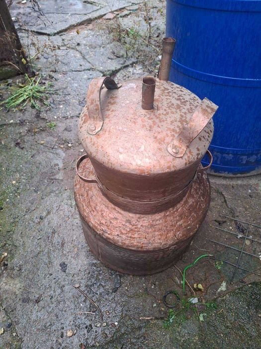 Cazan de țuică din cupru – 30 litri, nefolosit