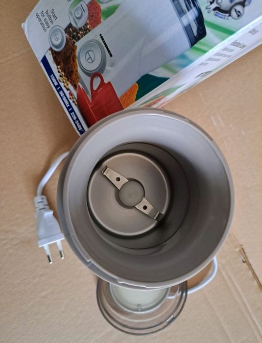 Rasnita de cafea Heinner HCG-150P, 150W, 50 g, Alb