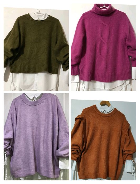 Bluze CK  Zara pulovere lana  casmir