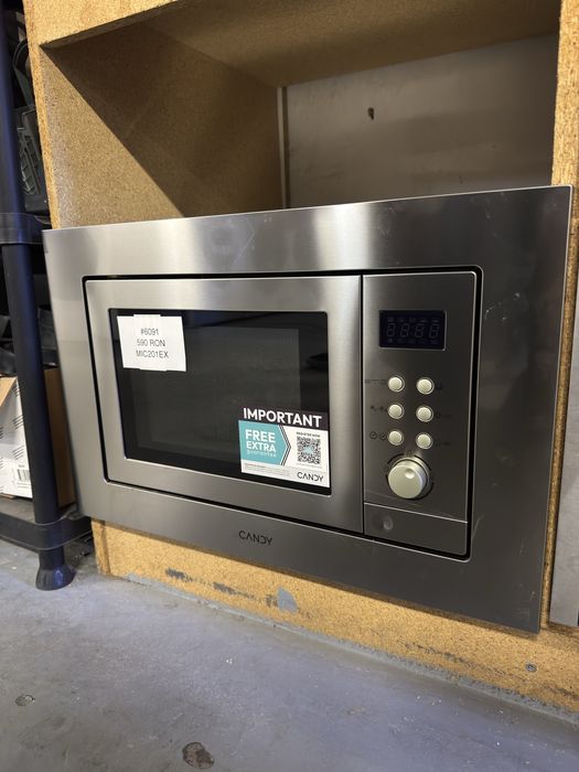 Cuptor cu microunde si grill incorporabil Candy MIC201EX