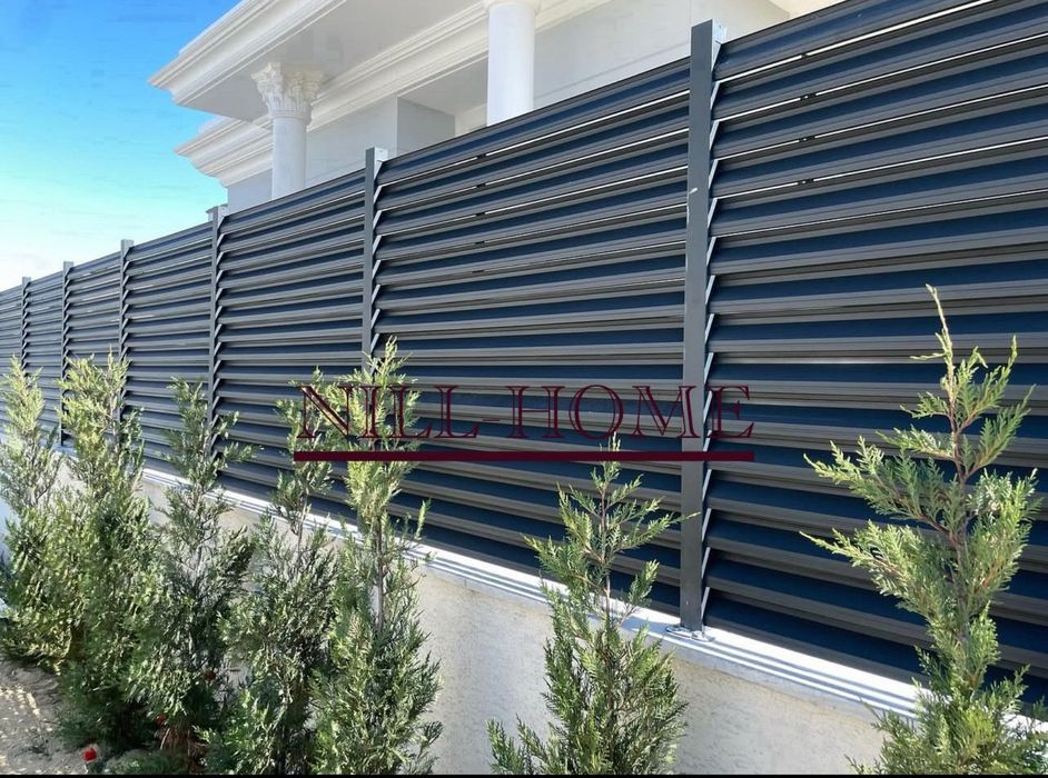 Ограда( тип щора )ЛАМЕЛИ/ПАНА/ВРАТИ/стълбове/антрацид