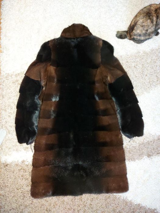 Норковая шуба и шапка