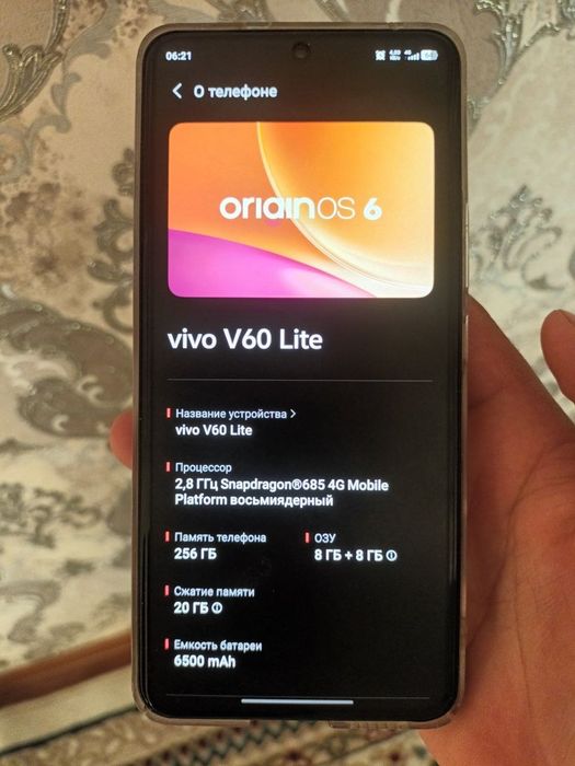 Vivo v60 lite 3oy garantiya