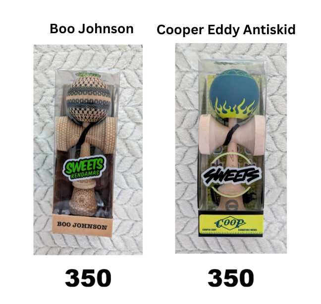 Kendama Sweets: Boo Johnson (Legend) / Cooper Eddy (Antiskid 2)