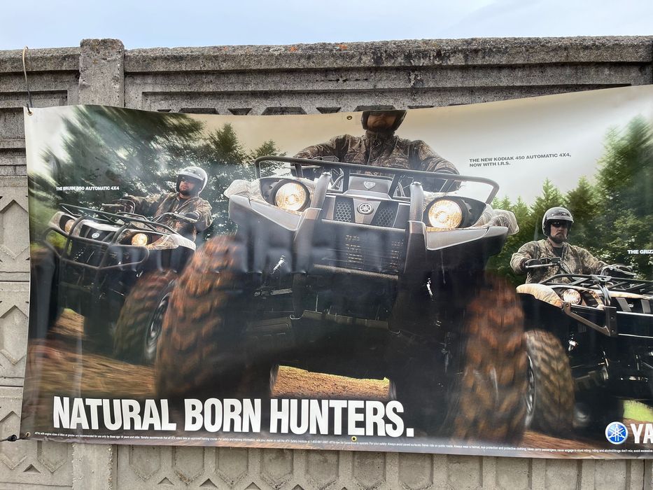 Banner yamaha atv