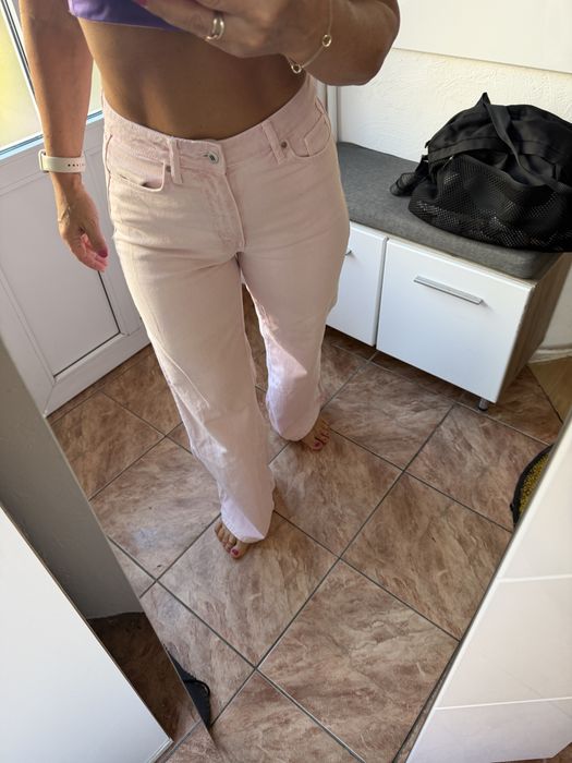 Blugi roz Zara de vara ff comozi