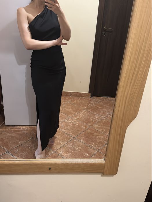 Rochie cu deschidere laterala, adimetrica, M, Mango, cu eticheta