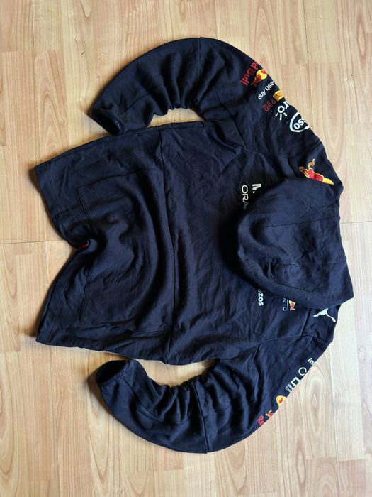 Hanorac hoodie sweater pullover Puma Oracle Red Bull Racing F1 2022 season navy cotton size M