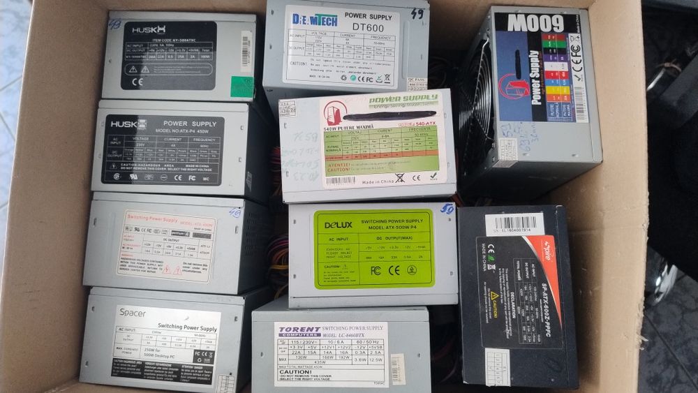 Sursa, Surse Calculator 450W, 500W, 600W