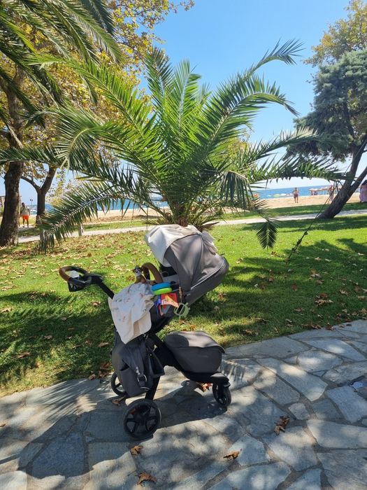 Stokke Xplory X + бебешки кош + летен кош - цвят Modern Grey