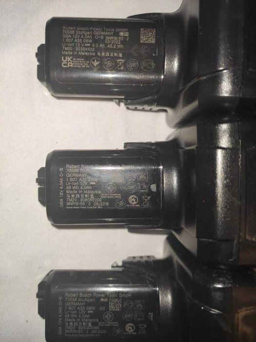 Bosch acumulatori 12 V, 4 Ah, produse noi pentru scule Bosch de  12 V