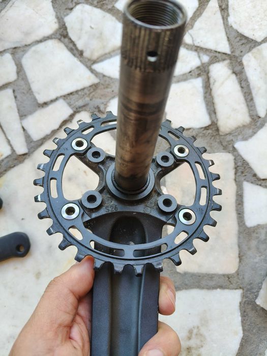 Angrenaj pedalier Shimano m5100, 32T, hollowtech