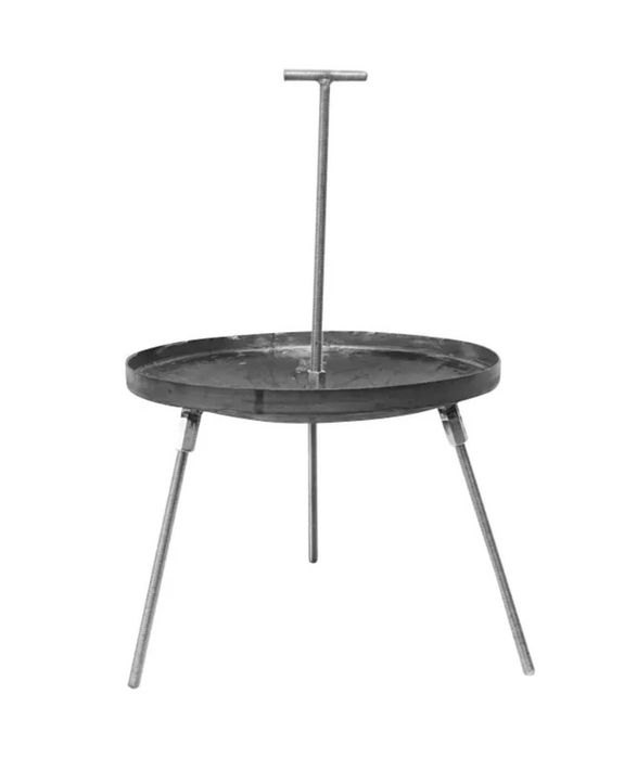 Disc gratar din otel, picioare detasabile, maner detasabil diametru 46 cm