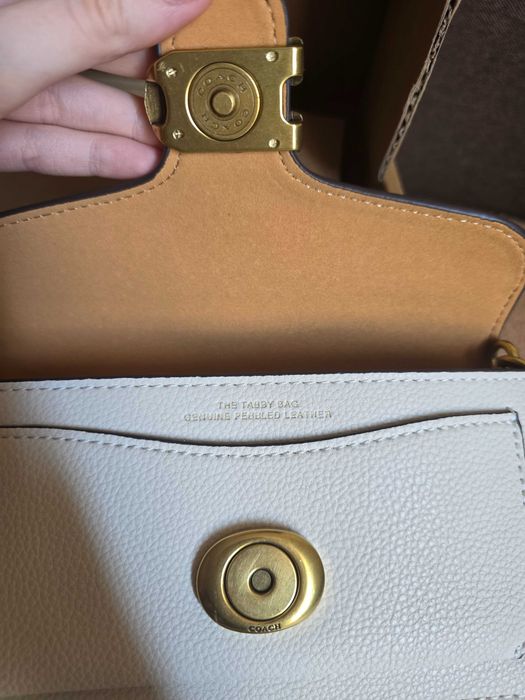 Geanta coach piele naturala