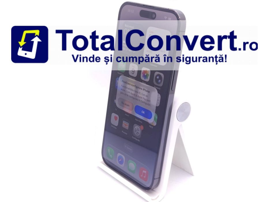 Apple iPhone 14 Pro Max 128GB Space Black, Garantie 24 luni | #D90908