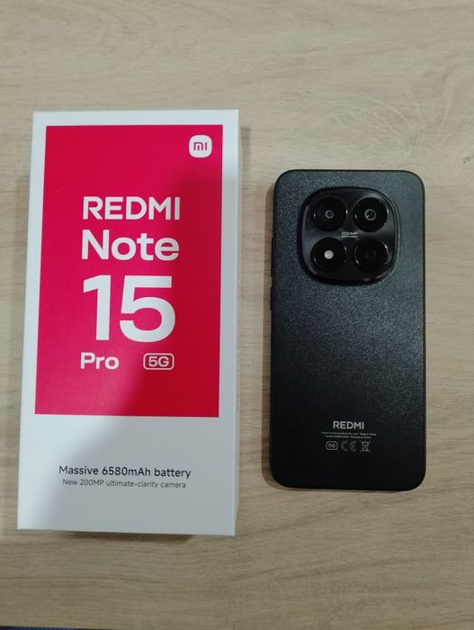 Xiaomi Redmi note 15 pro 5G 256/8гб рам