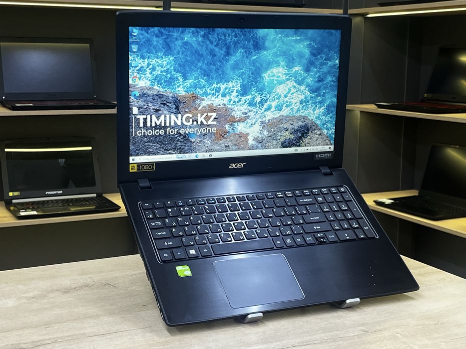 Офисный ноутбук Acer Aspire E15 - Core i3-8130U/12GB/SSD 128GB/MX130