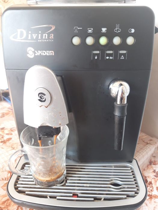 Espressor automat Spidem Divina, 1250W, 2l, 180g, 15 bar