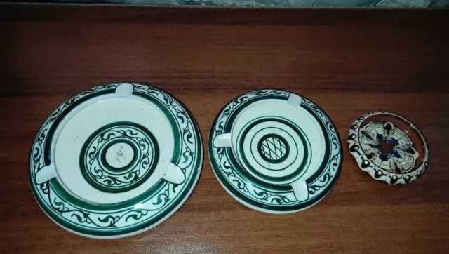 Лот от 3 антикварни пепелници за колекционери