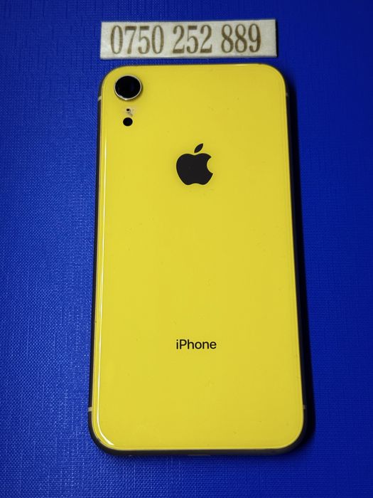  Carcasă + Baterie Originală iPHONE XR  GALBEN