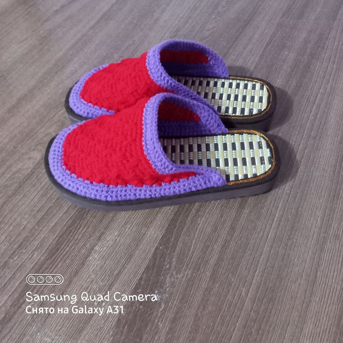 Тапочки женские ручная работа