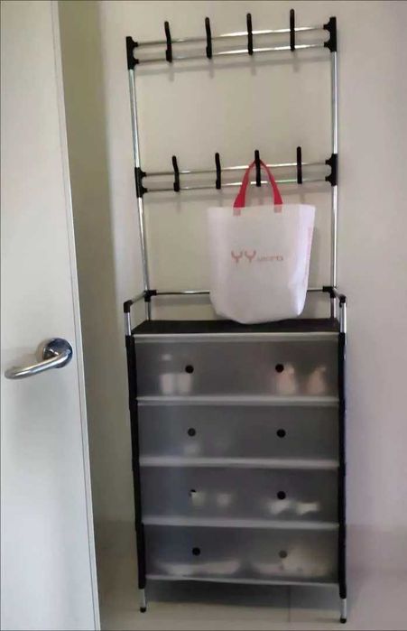 большая полка для обуви с крышкой, пылезащитная, водонепроницаемая