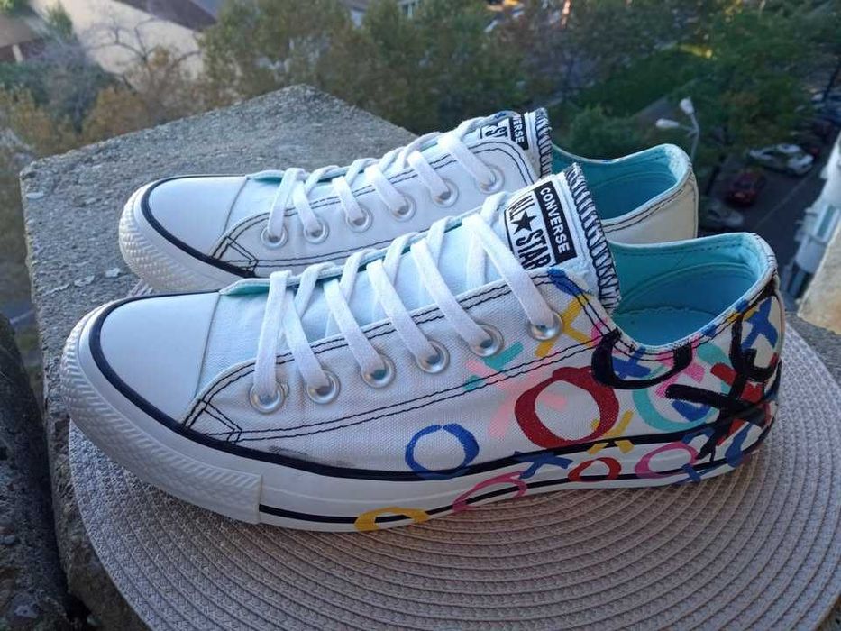 Converse All Star, marime 39, (24.5 cm) made in Vietnam.
