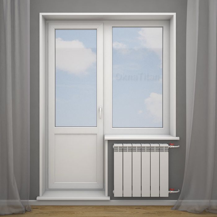 балконная дверь с окном