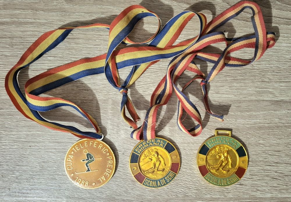 Medalii vechi românești schi