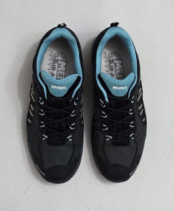 Ghete Meindl SX 1.1 GTX black/petrol, pantofi impermeabili Gore Tex Vibram, Nr. 39, 5 EU