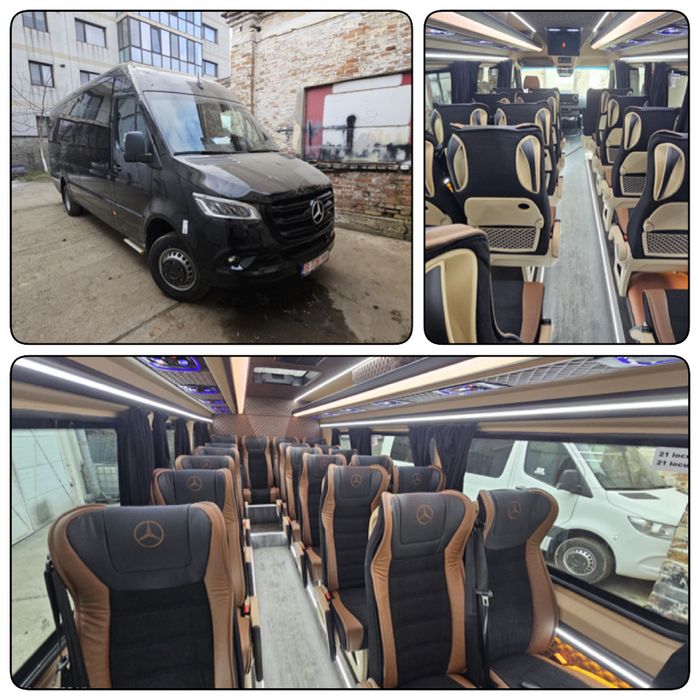 Transport persoane/Inchirieri microbuze autocar Transfer aeroport