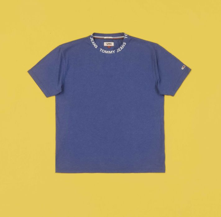 Tricou Tommy Hilfiger - Collar Navy Blue