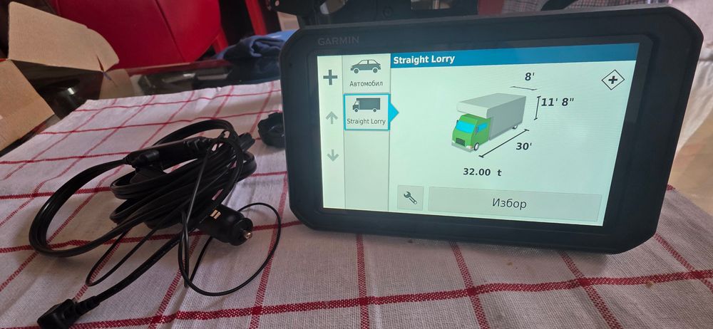Навигация за камион Garmin Dezl 780 LMT-D най-нови карти за цялаЕвропа