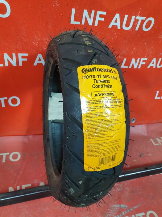 1 Anvelopa MOTO / Scuter - 110/70/11 - Continental - NOUA - DOT 2017 !