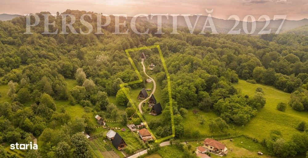 Teren de 11700 mp în mijlocul naturii la 2 ore de București