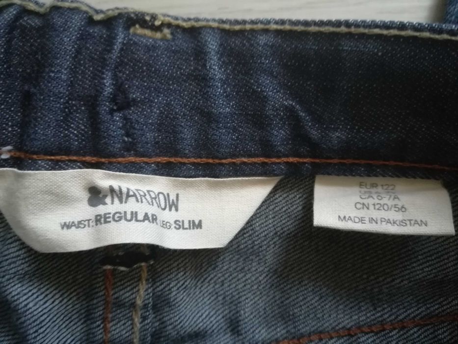 Дънки с ризка с къс ръкав