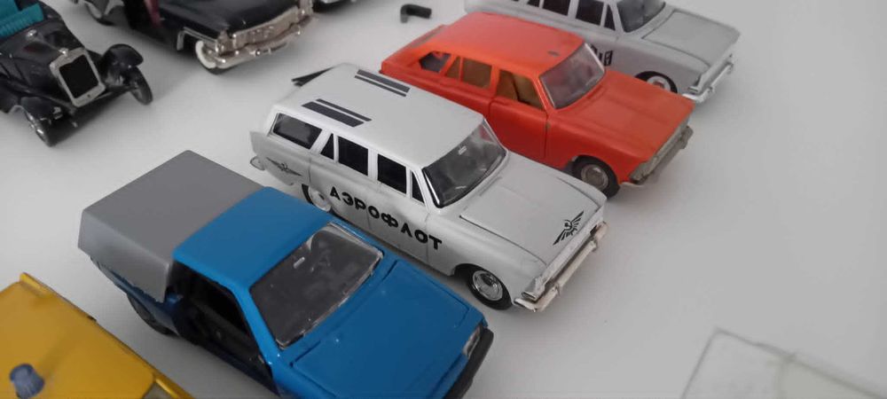 USSR, CCCP, СССР, 1:43 Moskvich, Chaika, Mercedes Lada ZIL 131