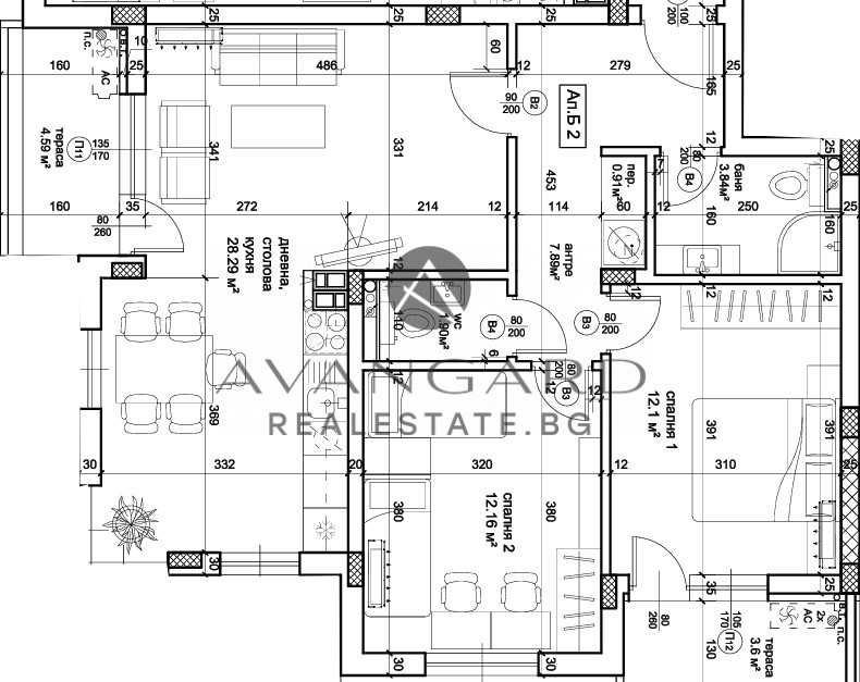 оф.23466 Просторен тристаен/ Кючук Париж