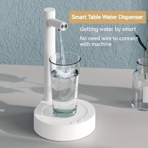 Помпа для воды электрическая настольная на бутыль 19 литров