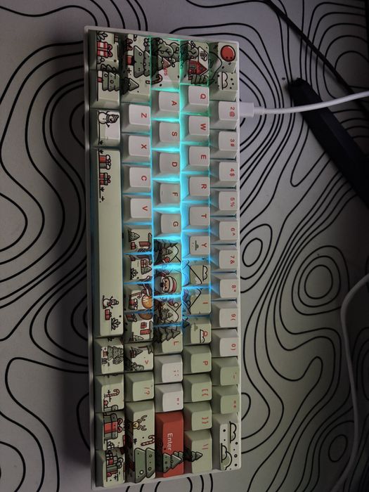 Tastatura santa qwerty key