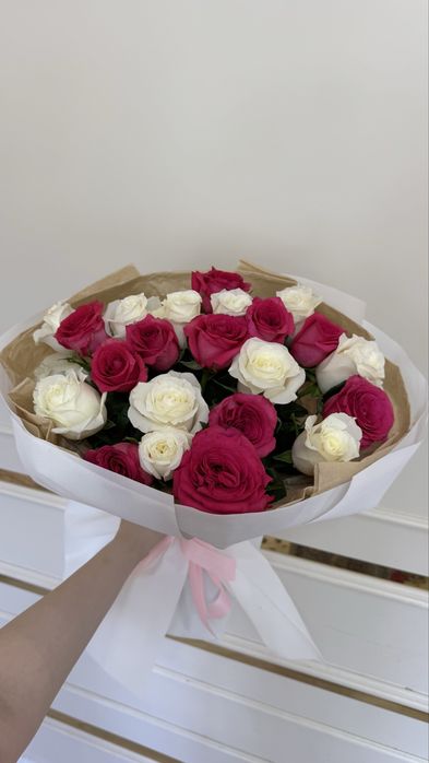 Цветы букеты 25 шт