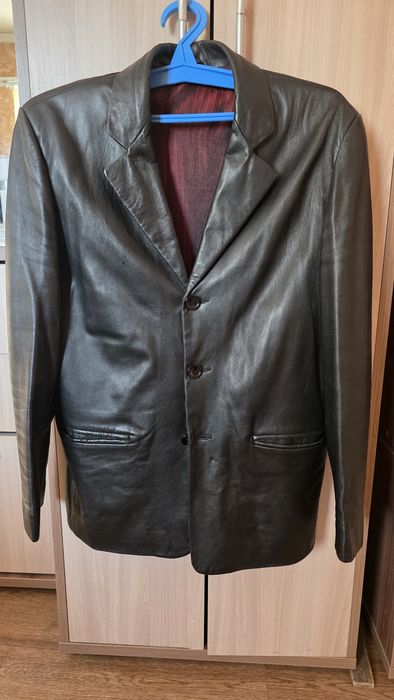 Кожаный пиджак размеры 48 50