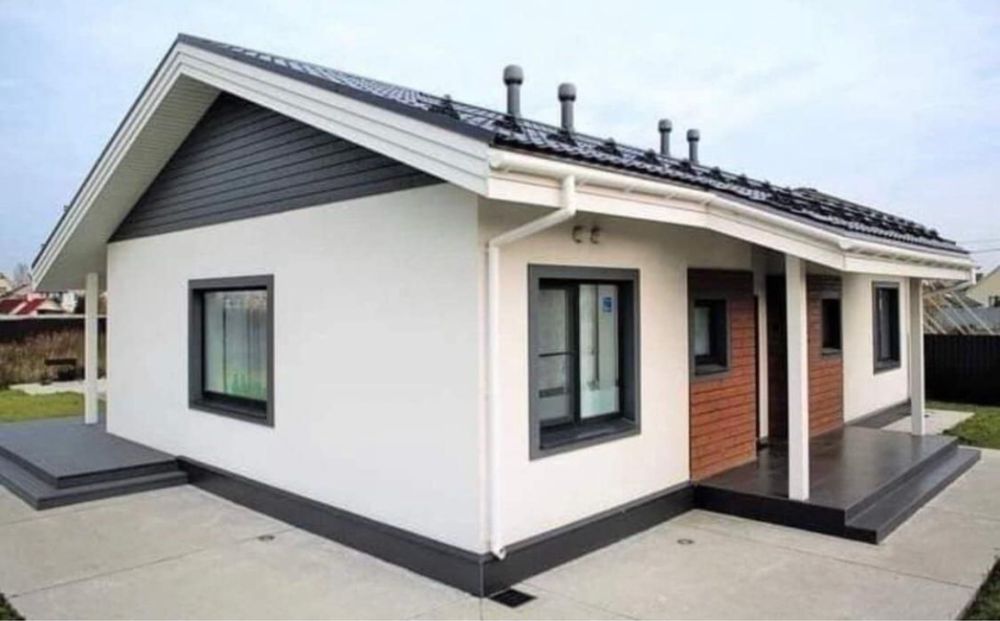 Executam case pe structura metalica si lemn