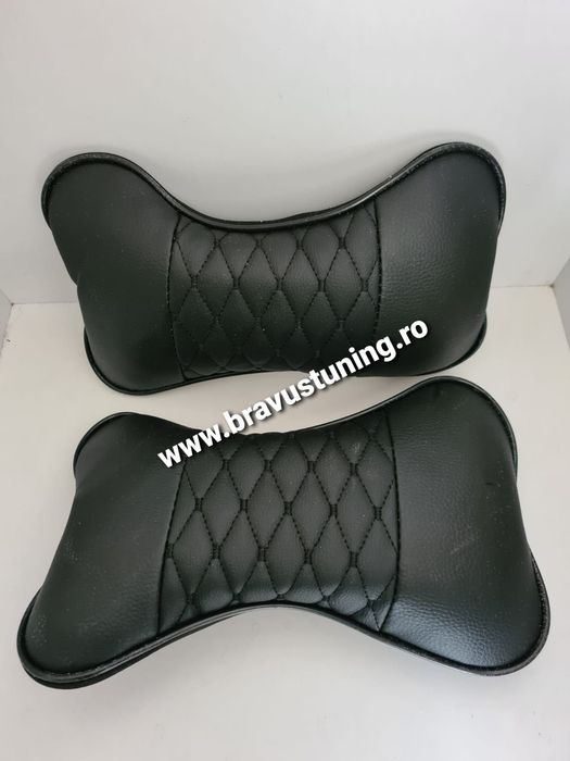 Set 2 buc perne tetiere auto CONFORT PIELE ECOLOGICA