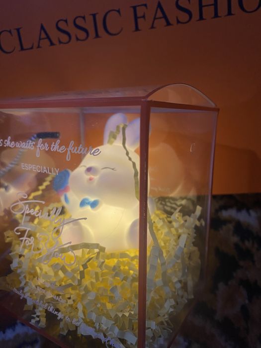 Подарок светящийся зайка