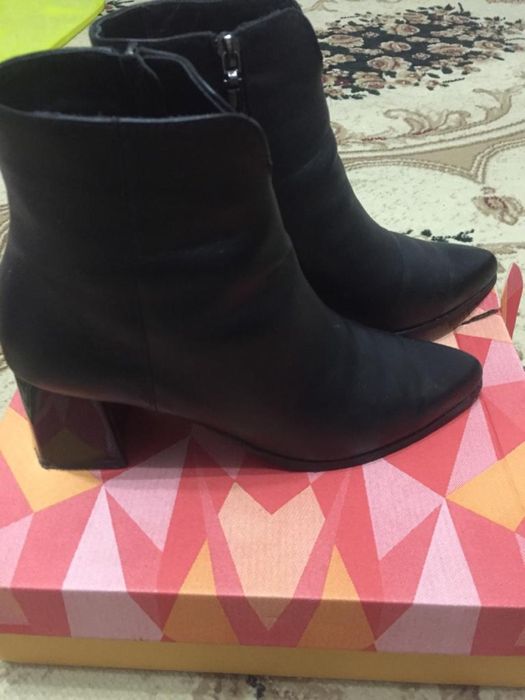Сапоги осенние ( кожа )