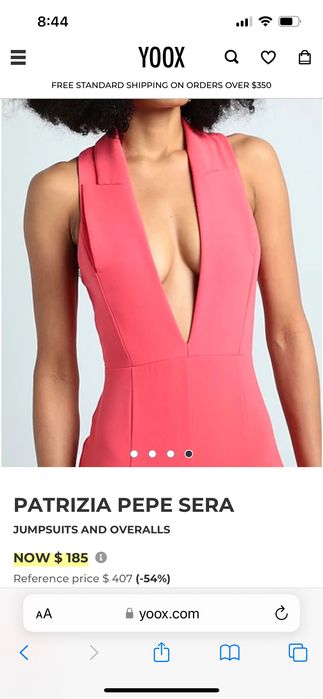 Patrizia Pepe нови оригинални гащеризон S, дълга розова рокля М размер